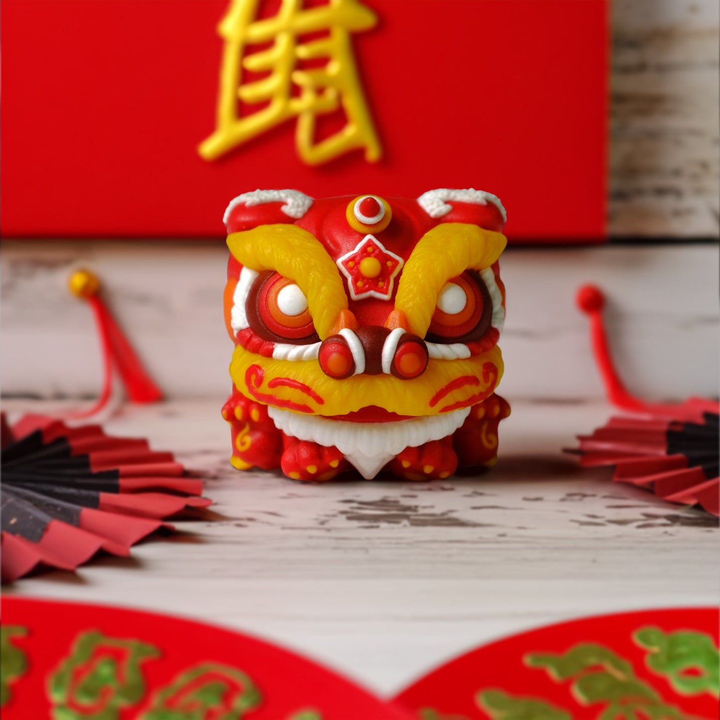 Artisan Keycap - Lion Dance | ZunoCreations