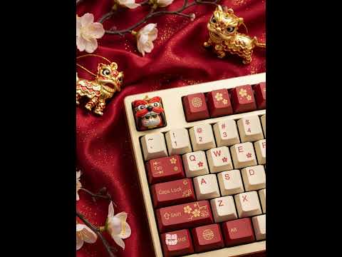 ZUNO CAT – Lion Dance Edition Artisan Keycap – Zuno Universe
